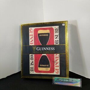 Front Porch Classics Guinness Beer 1000 Piece Foil Accented Puzzle 29”x 23” -NEW